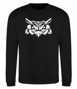 Свитшот Сова зла Черный фото