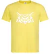 Чоловіча футболка Сова біла Лимонний Чоловіча футболка Сова біла Лимонний фото