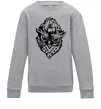 Детский Свитшот Сова чорним Серый меланж фото