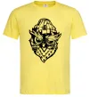 Мужская футболка Сова чорним Лимонный фото