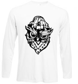 Лонгслив Сова чорним