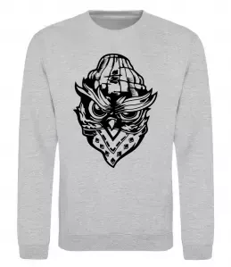 Свитшот Сова зла Черный фото