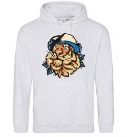 Чоловіча толстовка (худі) Тигр з навушниками Чоловіча толстовка (худі) Тигр з навушниками