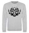 Свитшот Тигр вогонь Серый меланж фото