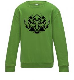 Дитячий світшот Тигр вогонь