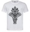 Мужская футболка Слон хинди Белый фото