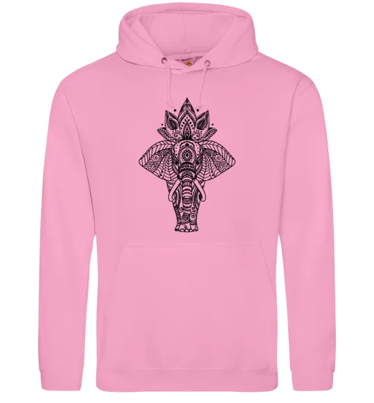 Женская толстовка (худи) Слон хінді Розовый фото