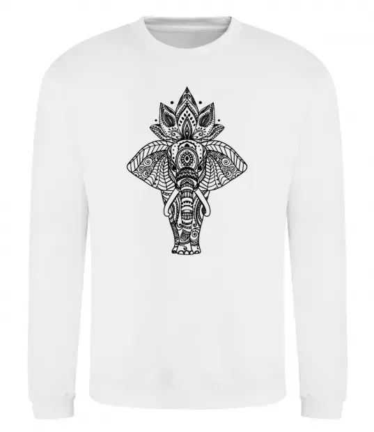 Свитшот Слон хінді Белый фото