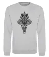 Свитшот Слон хінді Серый меланж фото