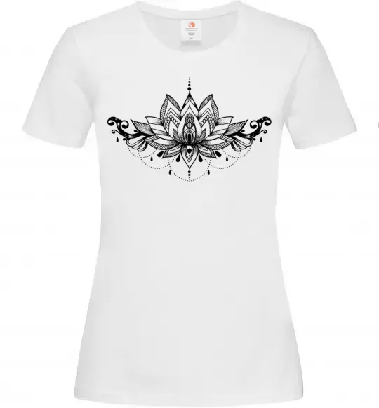 Женская футболка Лотос Белый фото