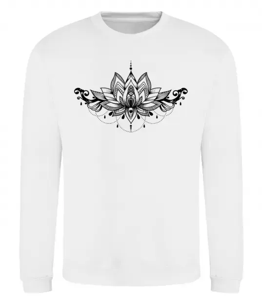 Свитшот Лотос Белый фото