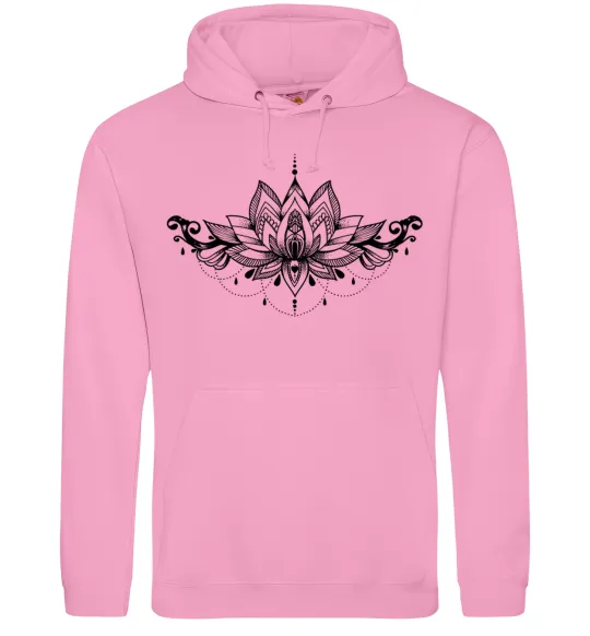 Мужская толстовка (худи) Лотос Розовый фото