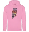 Мужская толстовка (худи) Owl style Розовый фото