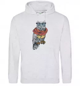 Женская толстовка (худи) Сова зла Черный фото