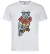 Чоловіча футболка Owl style Білий фото