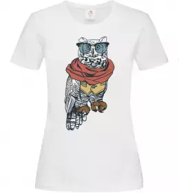 Женская футболка Сова зла Ярко-синий фото