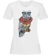 Женская футболка Owl style Белый фото