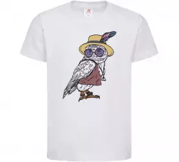 Детская футболка Сова зла Черный фото