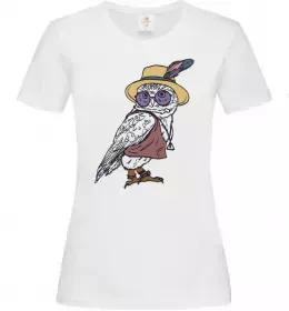 Женская футболка Сова зла Ярко-синий фото