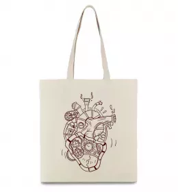 Еко-сумка My heart belongs to a mechanic Чорний фото