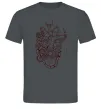 Чоловіча футболка Серце механічне Графіт фото