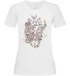 Жіноча футболка Серце механічне Білий фото