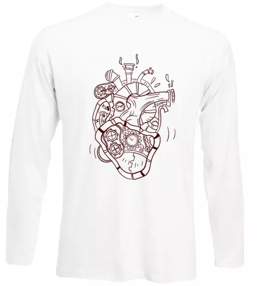 Лонгслив Серце механічне Белый фото