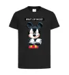 Дитяча футболка Wat's up Mikey Чорний фото