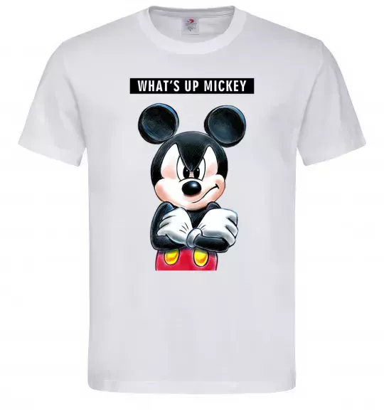 Чоловіча футболка Wat's up Mikey Білий фото