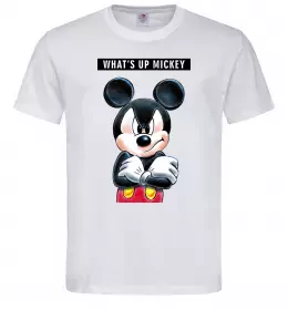 Чоловіча футболка Wat's up Mikey Білий фото