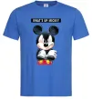 Чоловіча футболка Wat's up Mikey Яскраво-синій фото