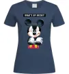 Жіноча футболка Wat's up Mikey Темно-синій Жіноча футболка Wat's up Mikey Темно-синій фото