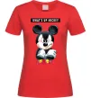 Жіноча футболка Wat's up Mikey Червоний Жіноча футболка Wat's up Mikey Червоний фото