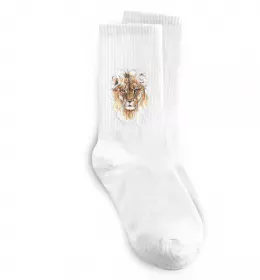 Носки Lion paint Белый фото