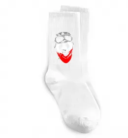 Носки Never say no to panda Белый фото