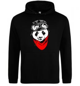 Жіноча толстовка (худі) Панда в шоломі