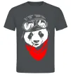 Чоловіча футболка Панда в шоломі Графіт фото