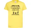 Детская футболка We play volleyball Лимонный фото