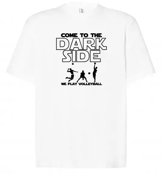 Футболка Оверсайз We play volleyball Белый фото
