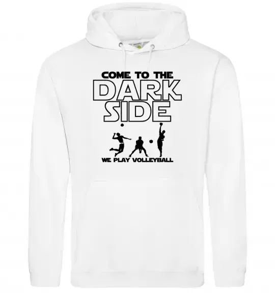 Жіноча толстовка (худі) We play volleyball Білий фото