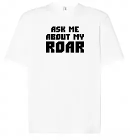 Футболка Оверсайз Лев ескіз Черный фото