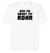 Футболка Оверсайз Ask me about my roar Белый фото