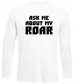 Лонгслив Лев ескіз Черный фото