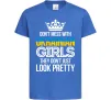 Детская футболка They don't just look pretty Ярко-синий фото