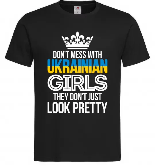 Мужская футболка They don't just look pretty Черный фото