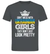 Мужская футболка They don't just look pretty Графит фото