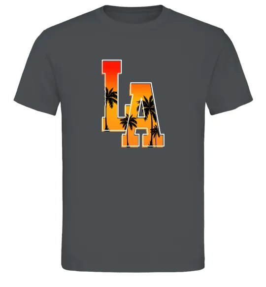 Мужская футболка LA Графит фото