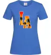 Женская футболка LA Ярко-синий Женская футболка LA Ярко-синий фото