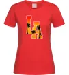 Женская футболка LA Красный Женская футболка LA Красный фото