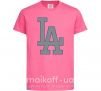 Дитяча футболка LA Яскраво-рожевий фото